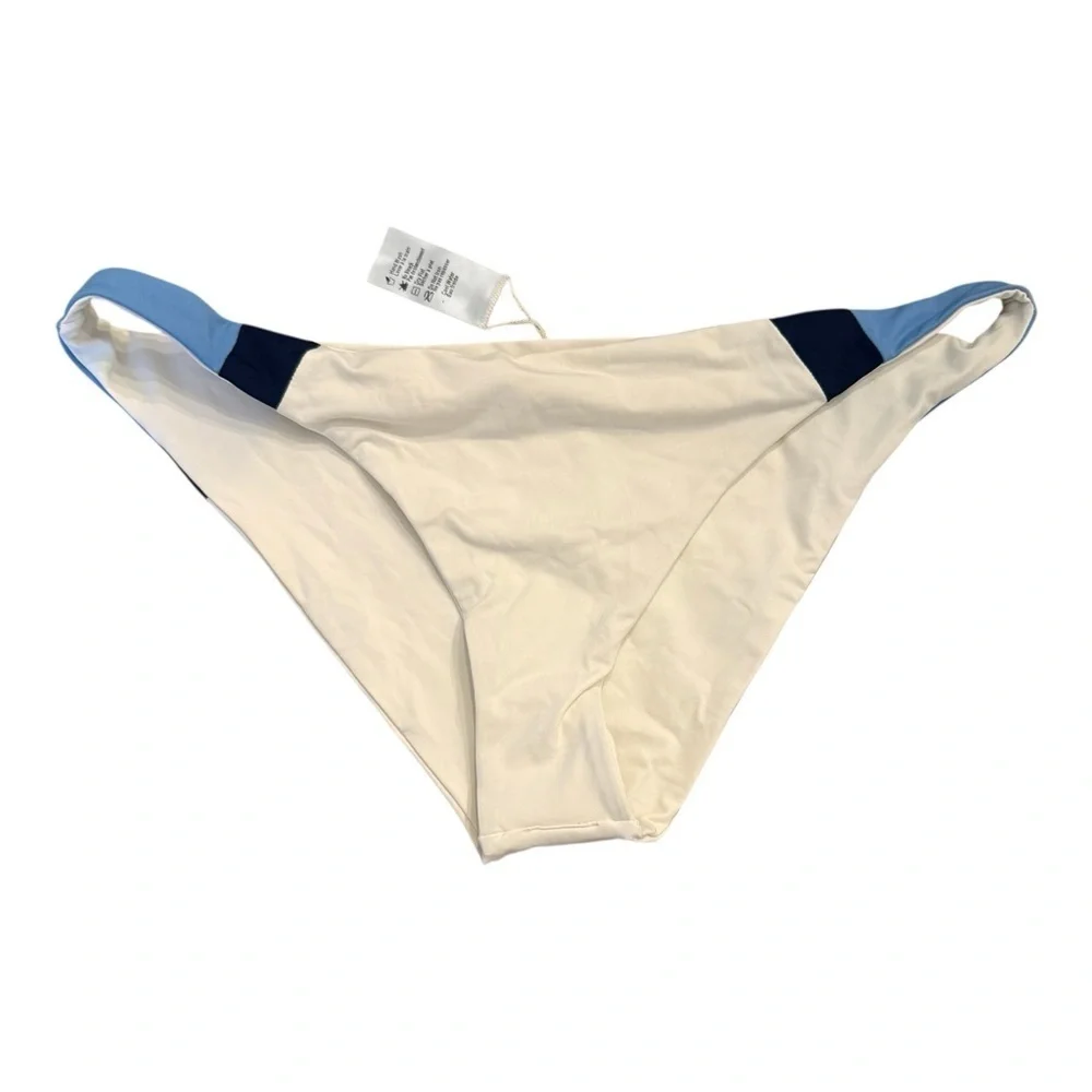 L*SPACE Johnny Color Block Reversible Bikini Bottoms NWOT